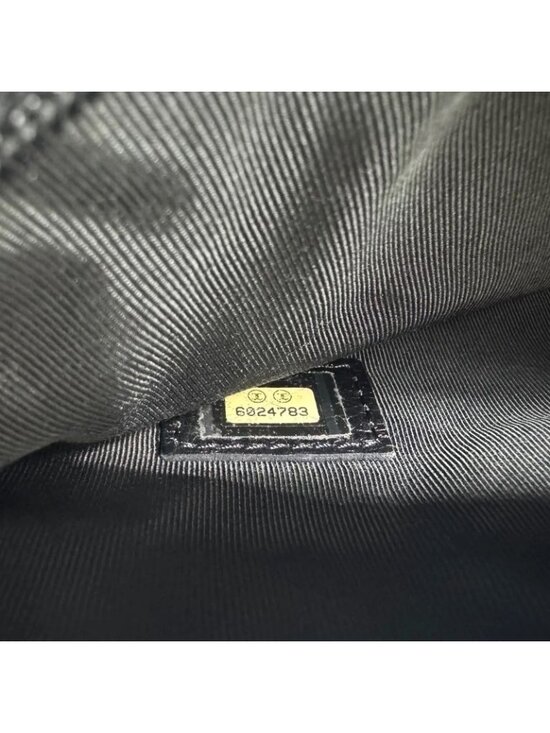 Chanel Backpack Big CC Logo Lambskin Leather Black with Seal main image 8